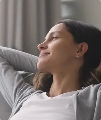 Step 3: Enjoy the cool breeze from Glacier Breeze – woman relaxing